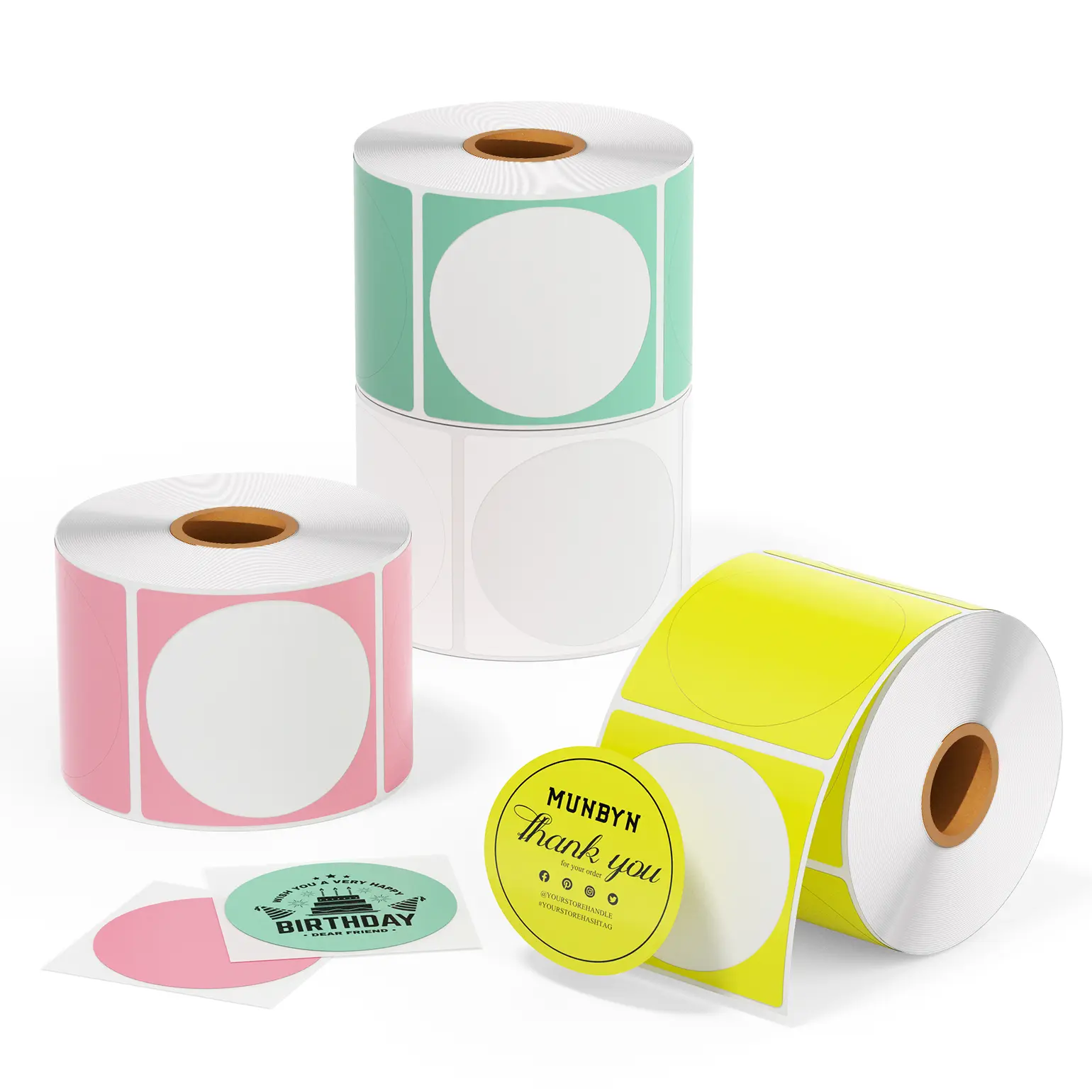 2" Circle Color Labels - Image 3