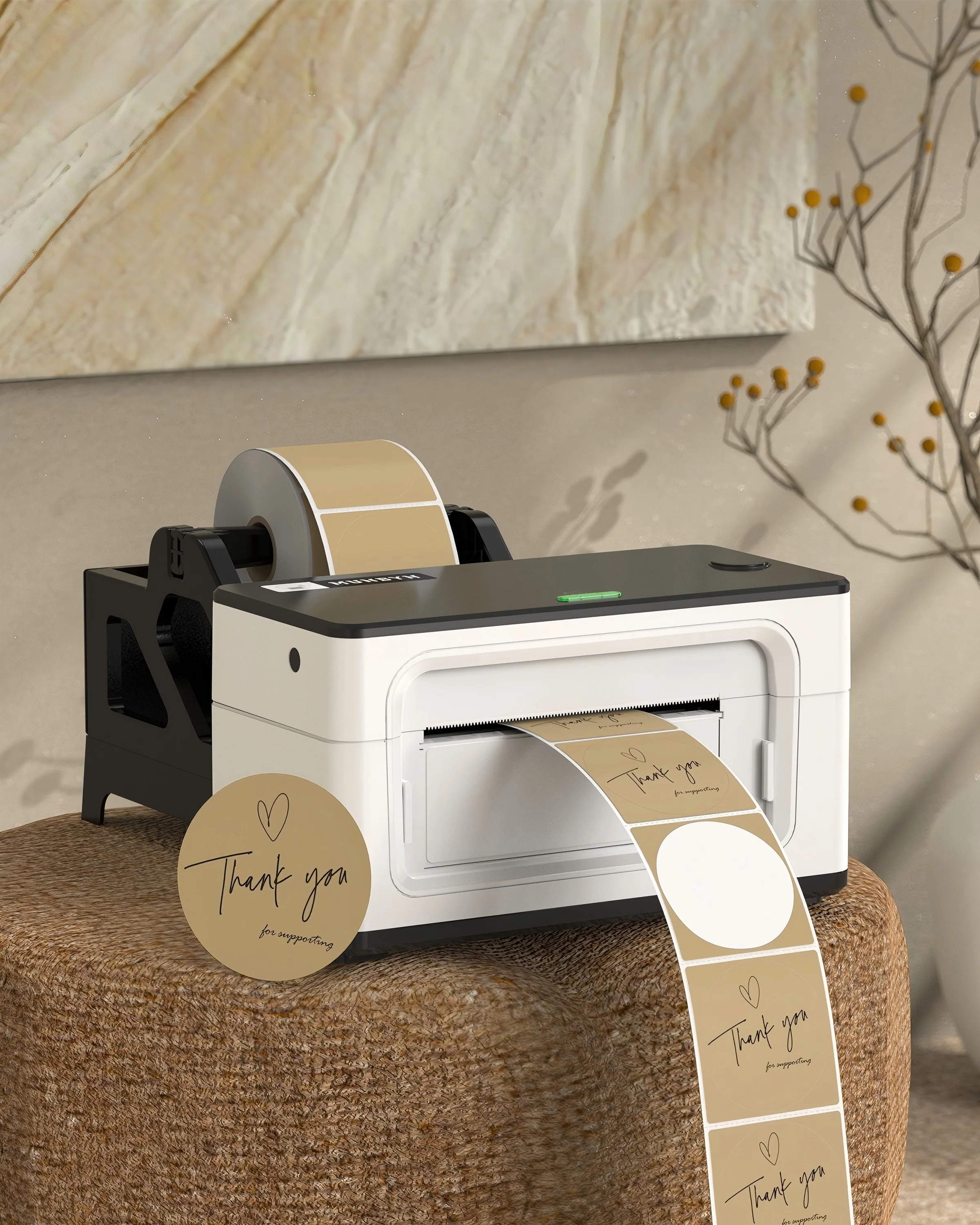 2" Circle Kraft Labels - Image 8