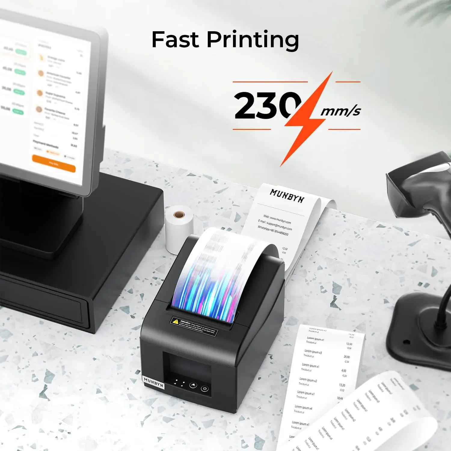 P072 Receipt Printer - Image 4