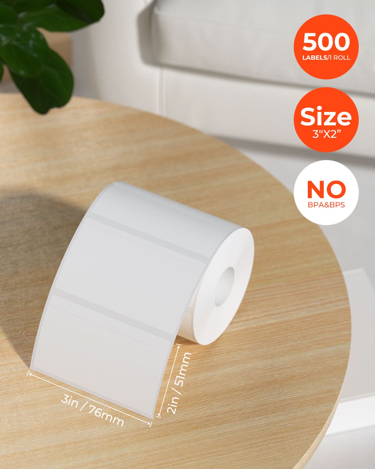 3" x 2" Rectangle Labels - Image 3