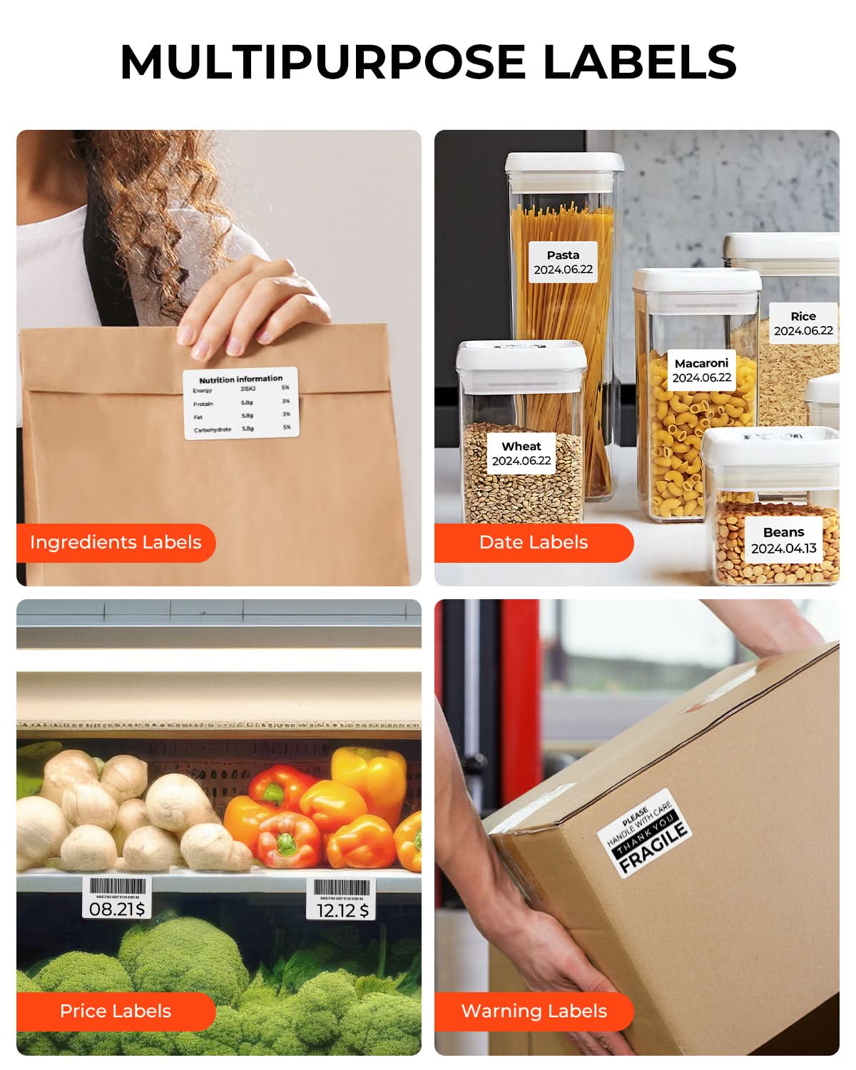 3" x 2" Rectangle Labels - Image 4