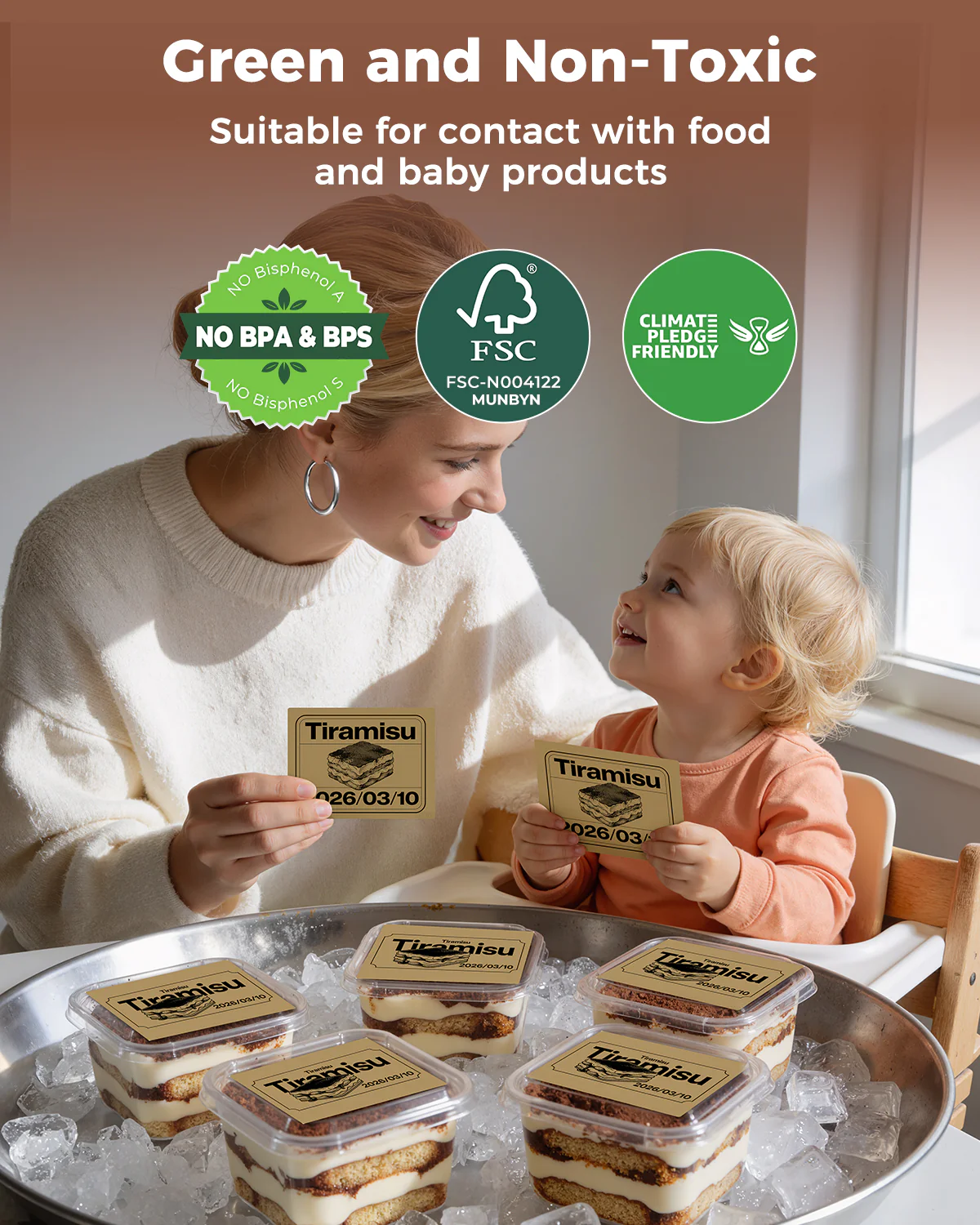 Brown Rectangle Labels - Image 10