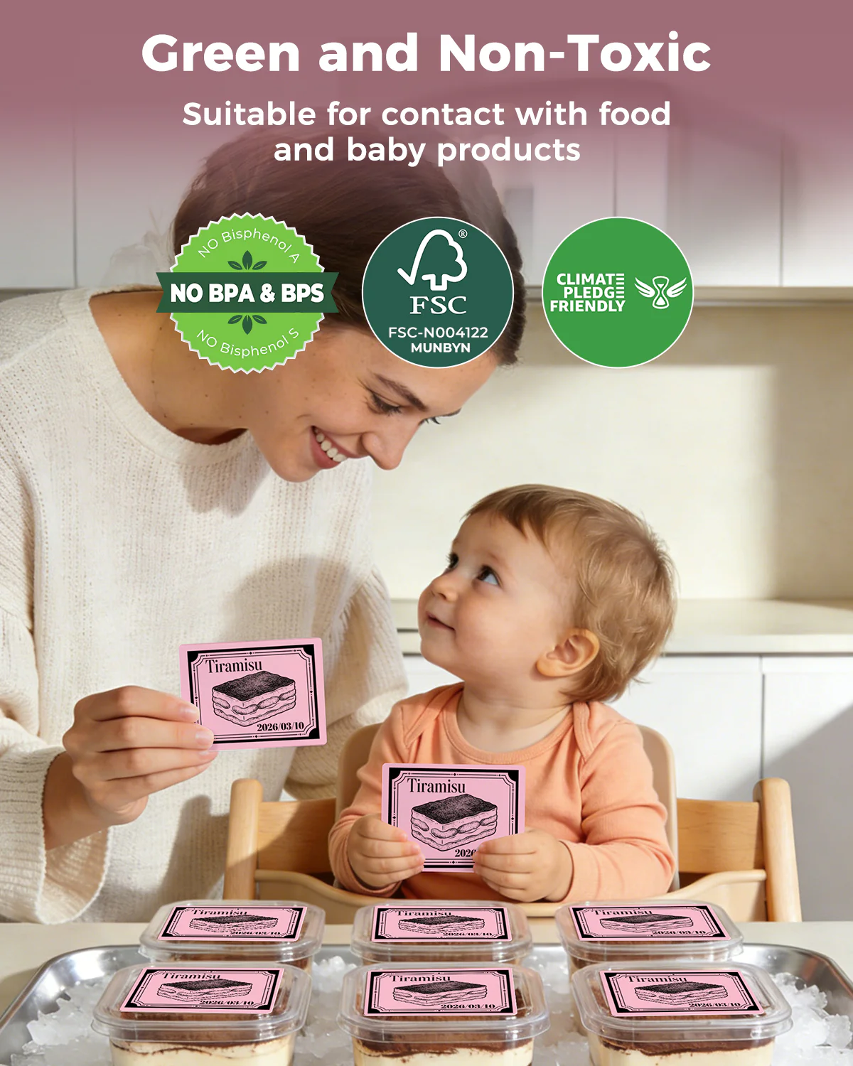 Pink Rectangle Labels - Image 9