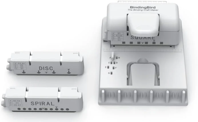 MUNBYN All-in-1 Binding Machine, Square/Round Holes