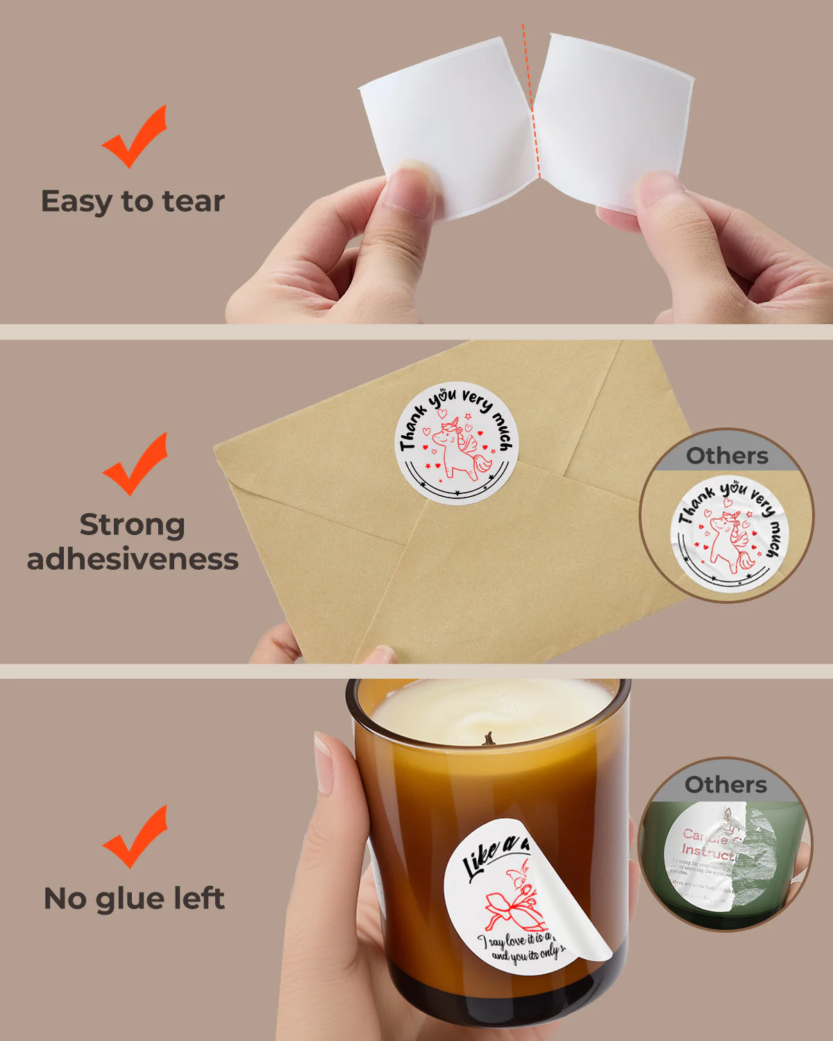 2" Dual Color Labels - Image 5